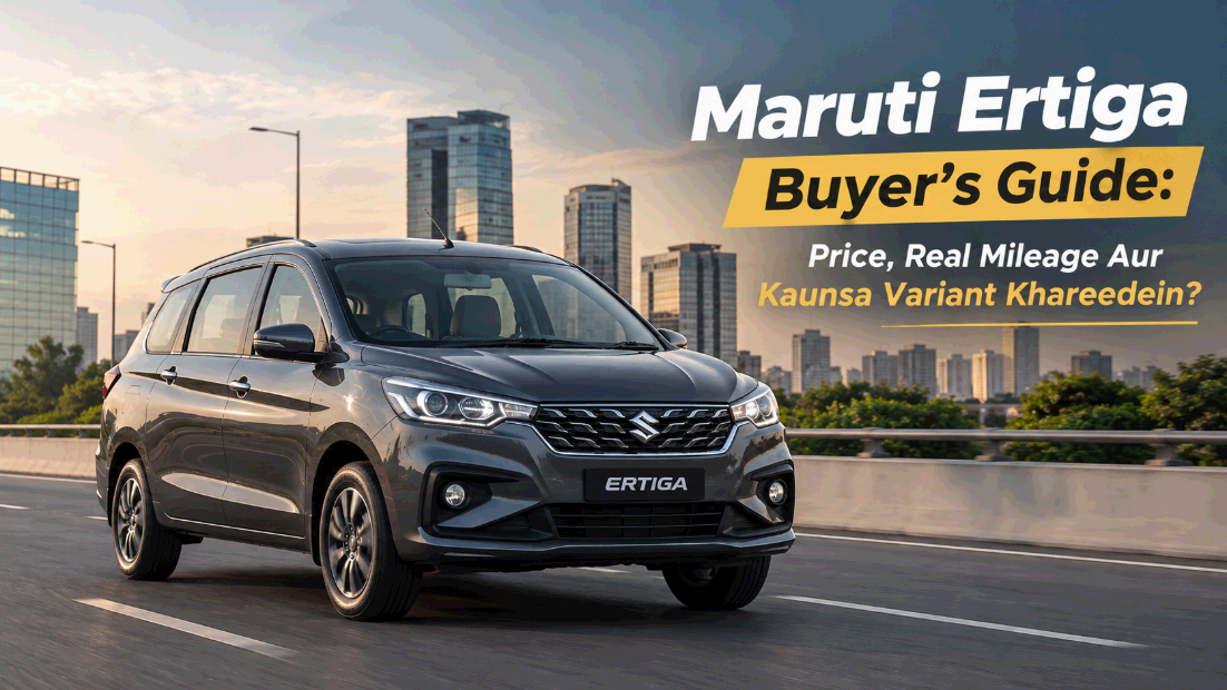 Maruti Ertiga Buyer's Guide: Price, Real Mileage Aur Kaunsa Variant Khareedein?