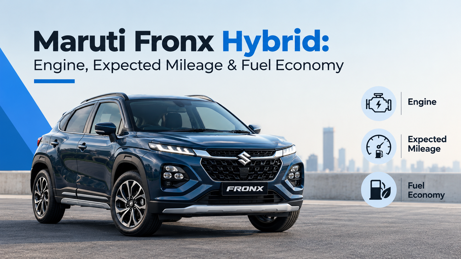 Maruti Fronx Hybrid: Engine, Expected Mileage & Fuel Economy
