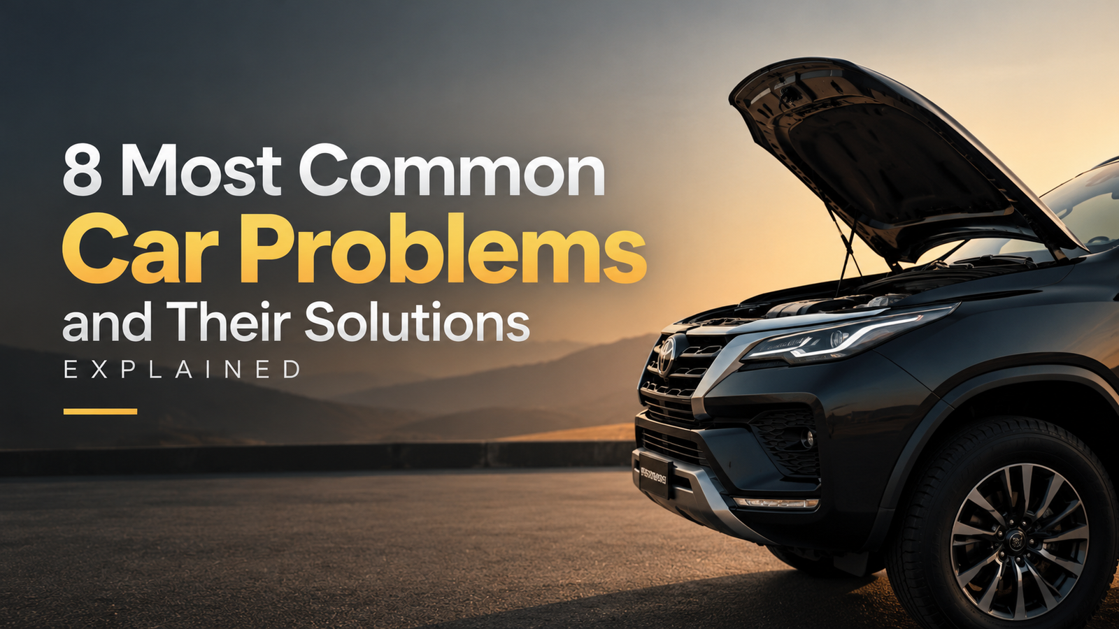 8 Most Common Car Problems and Their Solutions Explained